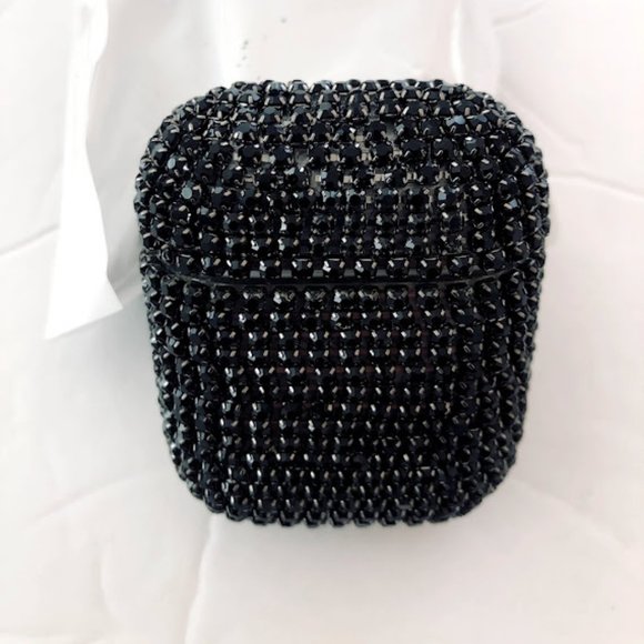 Black Crystal Airpods Case - Picture 3 of 5